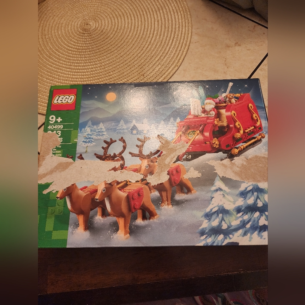 LEGO 40499 Santa's Sleigh Reindeer Christmas Seasonal NIB